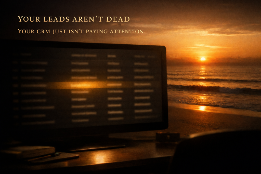 Your Leads Aren't Dead. Your CRM Just Isn't Paying Attention.